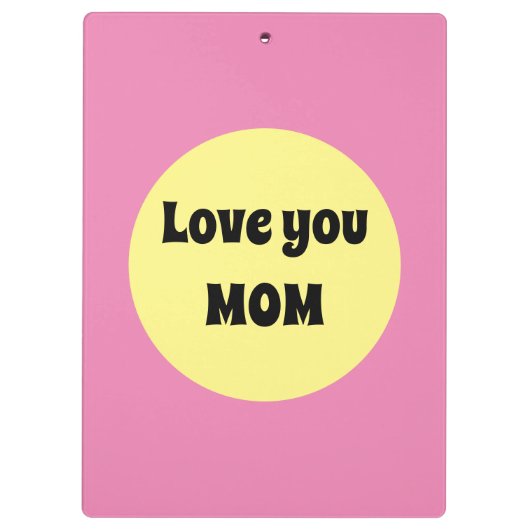 Yellow Big Dot Klembord (Achterkant)