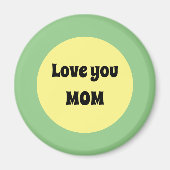 Yellow Big Dot Magneet (Voorkant)