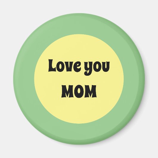 Yellow Big Dot Magneet (Voorkant)