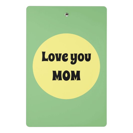 Yellow Big Dot Mini Klembord (Achterkant)