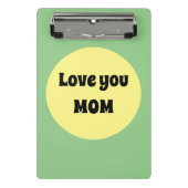 Yellow Big Dot Mini Klembord (Voorkant)