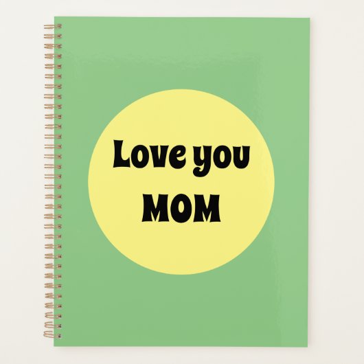 Yellow Big Dot Planner (Voorkant)