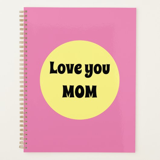 Yellow Big Dot Planner (Voorkant)