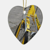 Yellow Bike Amsterdam Keramisch Ornament (Links)