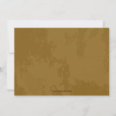 Yellow Bike Invitation Kaart (Achterkant)