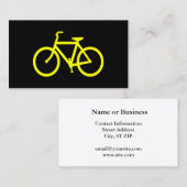 Yellow Bike Visitekaartje (Voorkant / Achterkant)