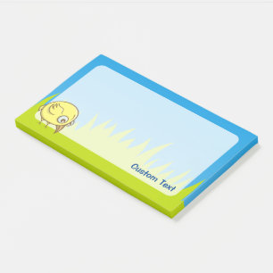 Yellow Bird Cartoon Post-it® Notes