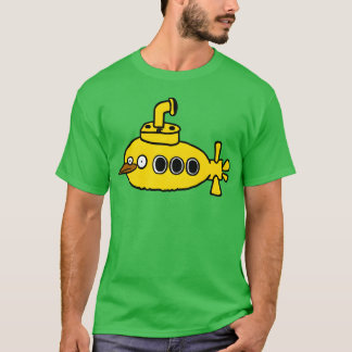 Yellow Bird Onderzeeër vrienden T-shirt