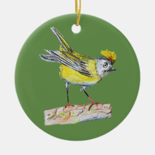 Yellow Bird Ornament