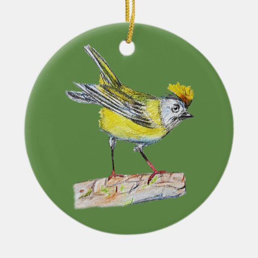 Yellow Bird Ornament (Voorkant)
