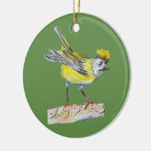 Yellow Bird Ornament (Links)