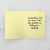  Yellow Bird Wenskaart Kaart (Binnen)