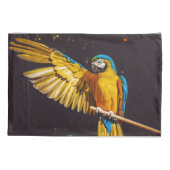Yellow Bird Wildlife ara Kussensloop (Achterkant)