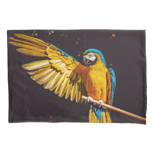 Yellow Bird Wildlife ara Kussensloop (Voorkant)