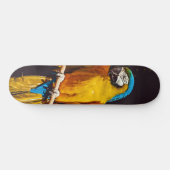 Yellow Bird Wildlife  ara Skateboard (Horizontaal)