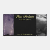 Yellow & Black 2 Photo Business Name & Wesbite (Recto)