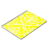 Yellow Bold Mod Damask Notitieboek (Linkerzijde)