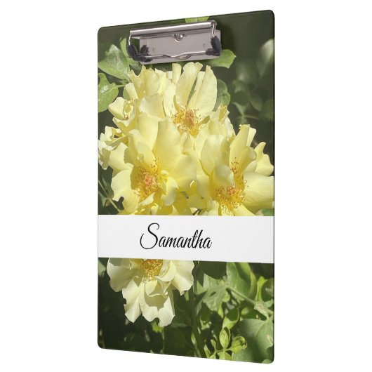 Yellow Botanical Flowers Klembord (Links)