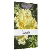 Yellow Botanical Flowers Klembord (Rechts)