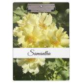 Yellow Botanical Flowers Klembord (Voorkant)