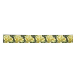 Yellow Botanical Flowers Lint