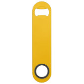 Yellow Bottle Opener Custom Text Bar Key Gift Tool (Devant)