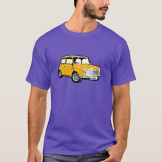 Yellow British car T-shirt