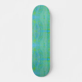 Yellow Bubble Wrap Print Skateboard (Voorkant)