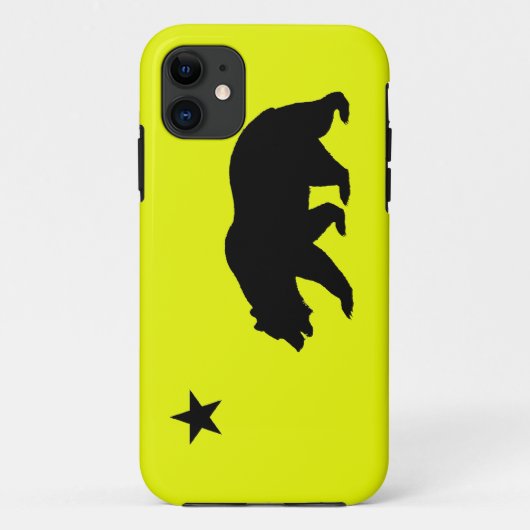 Yellow California iPhone 5 Hoesje (Achterkant)