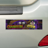 Yellow Camaro SS Bumpersticker (Op auto)