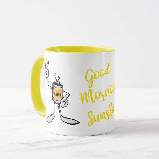 Yellow Can Creature Coffee Mug (Devant gauche)