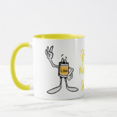 Yellow Can Creature Coffee Mug Mok (Links)