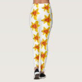 Yellow Canada Lilly Blossom Leggings (Achterkant)