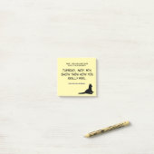 Yellow Cat Post-it Post-it® Notes (Op bureau)