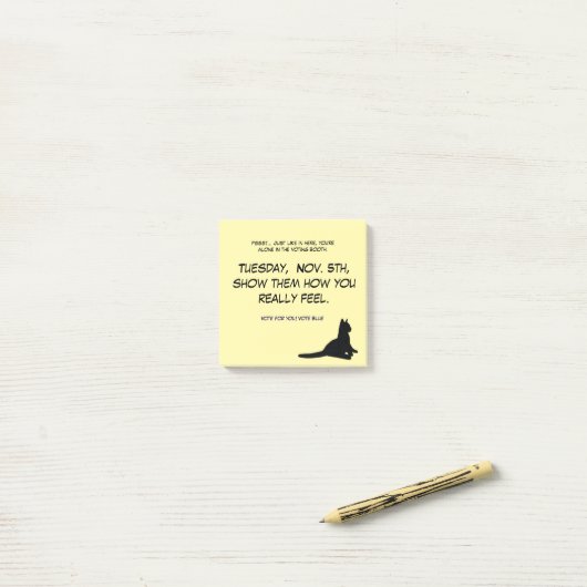 Yellow Cat Post-it Post-it® Notes (Op bureau)