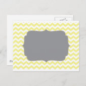 Yellow Cheveron Briefkaart (Voorkant / Achterkant)