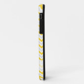 Yellow Chevron gepersonaliseerd Case-Mate iPhone Case (Achterkant/links)