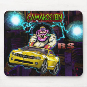 Yellow Chevy Camaro RS Mousepad Muismat