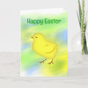 Yellow Chick Easter Kaart