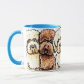 Yellow Chocolate Labradoles Art Mok (Links)
