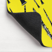 Yellow Clarinet Pattern Muismat (Hoek)