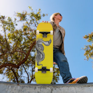 Yellow Cobra Skateboard