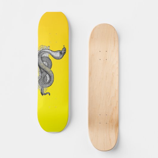 Yellow Cobra Skateboard (Voorkant)