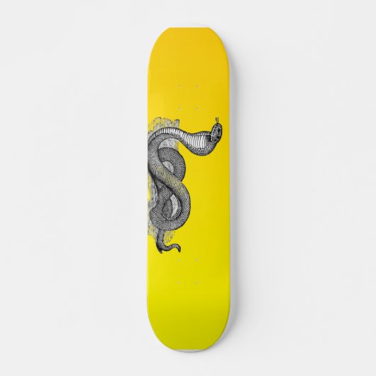 Yellow Cobra Skateboard (Voorkant)