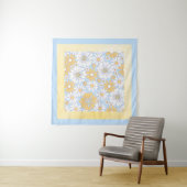 Yellow Country Flower art Wandkleed (In Situ (horizontaal))