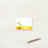 Yellow Crayon gepersonaliseerd Post-it® Notes (Op bureau)