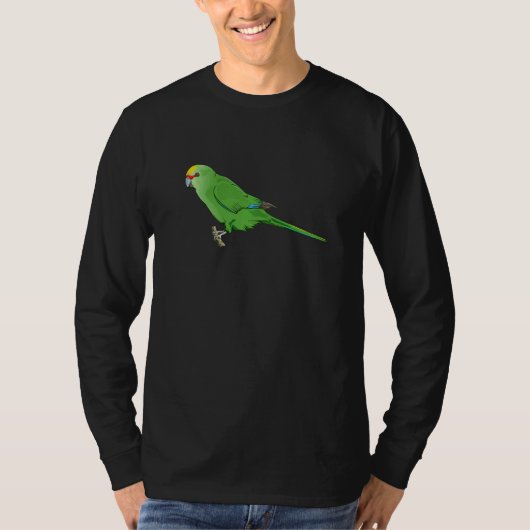 Yellow crowned parakeet Kakariki   T-shirt (Voorkant)