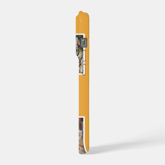 Yellow Cute Modern 3 Photo Layout Custom (Côté gauche)