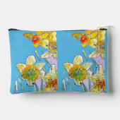 Yellow Daffodil Flower Pattern Watercolor Girls Etui (Achterkant)