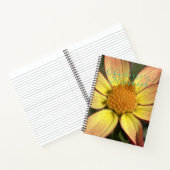 Yellow Dahlia Customizable Spiral Notebook Notitieboek (Binnen)